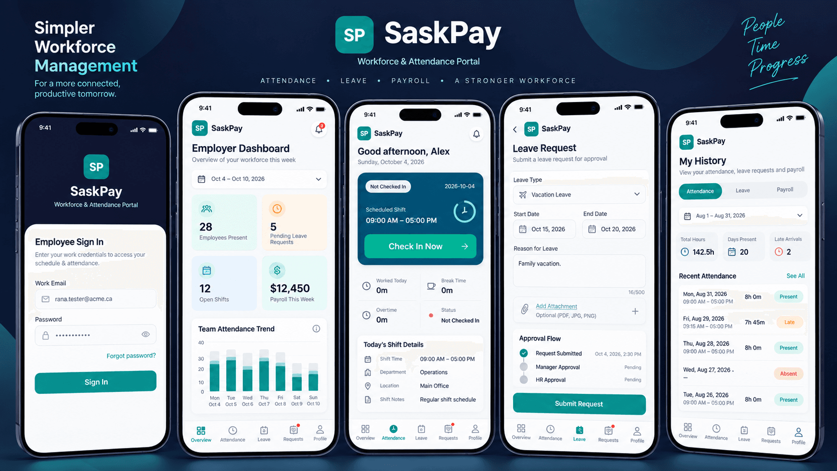 SaskPay website screenshot